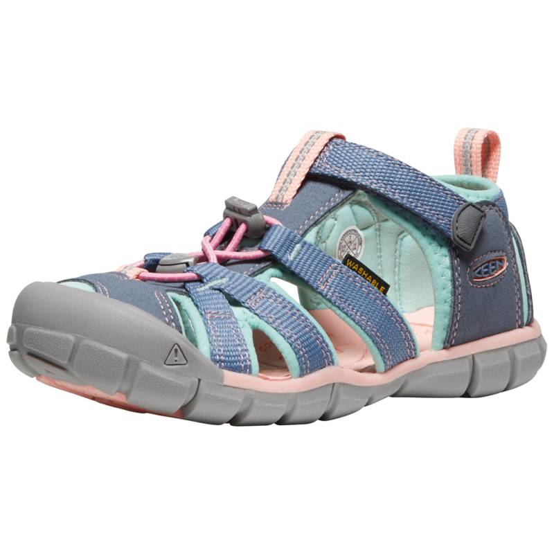 KEEN Unisex Trekkingsandalen Y Seacamp II CNX, Blau, aus Polyester von KEEN