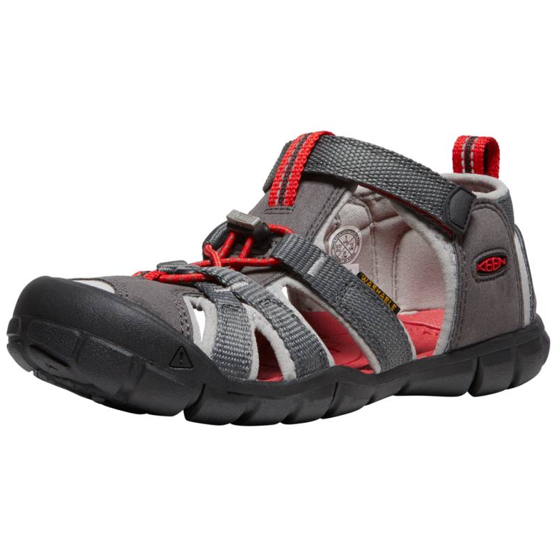 KEEN Unisex Trekkingsandalen Y Seacamp II CNX, Grau, aus Polyester von KEEN