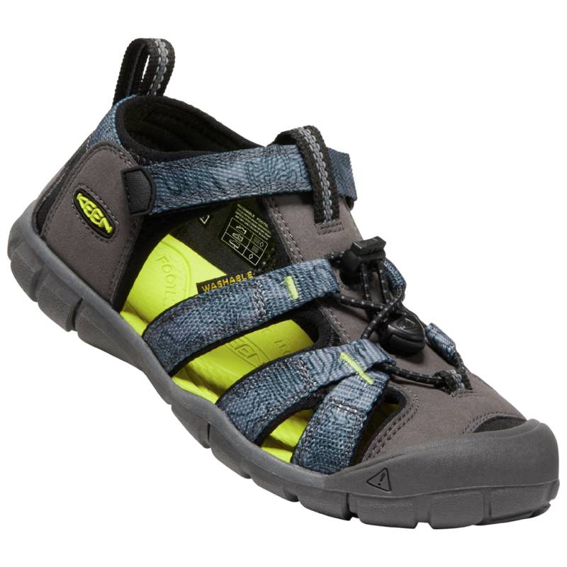 KEEN Unisex Trekkingsandalen Y Seacamp II CNX, Grau, aus Polyester von KEEN