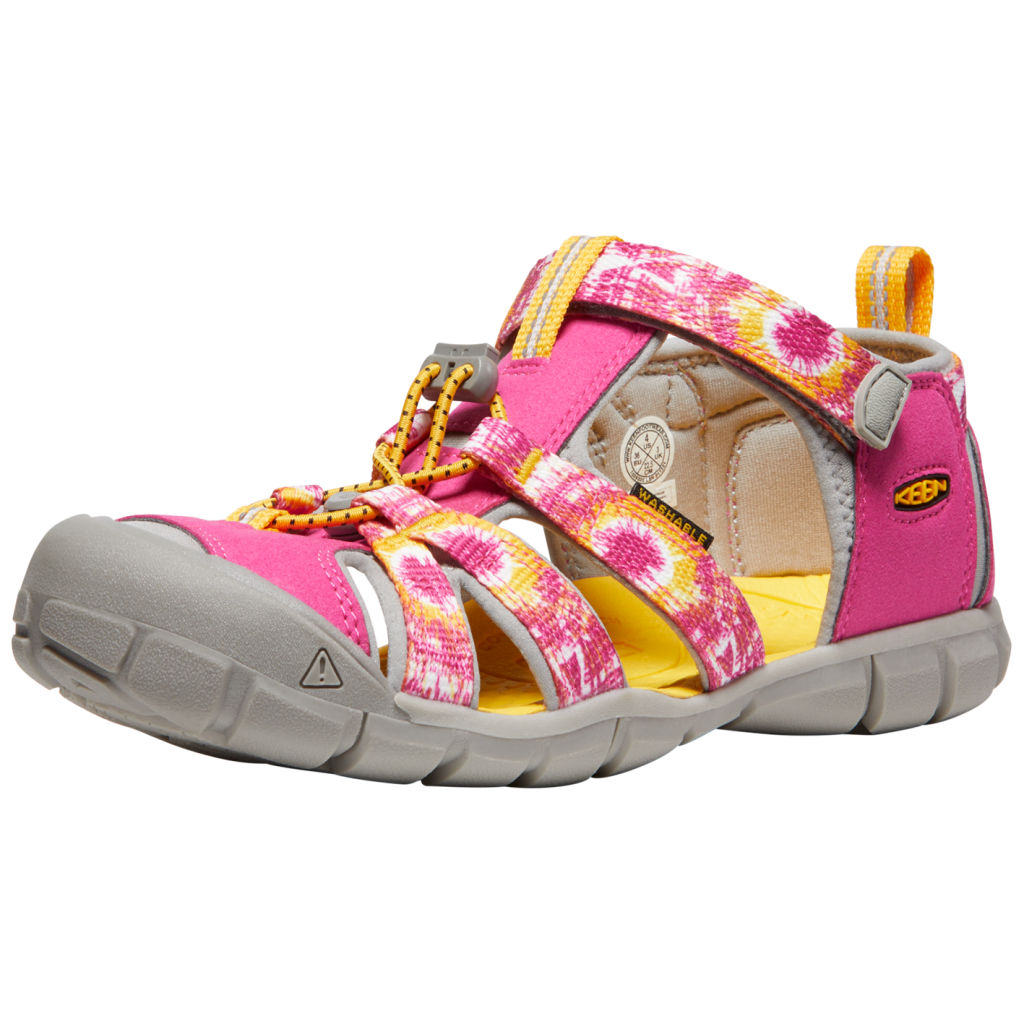 KEEN Unisex Trekkingsandalen Y Seacamp II CNX, Pink, aus Polyester KEEN Unisex Trekkingsandalen Y Seacamp II CNX, Pink, aus Polyester von KEEN