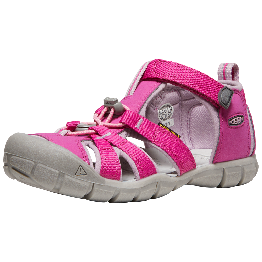 KEEN Unisex Trekkingsandalen Y Seacamp II CNX, Pink, aus Polyester KEEN Unisex Trekkingsandalen Y Seacamp II CNX, Pink, aus Polyester von KEEN