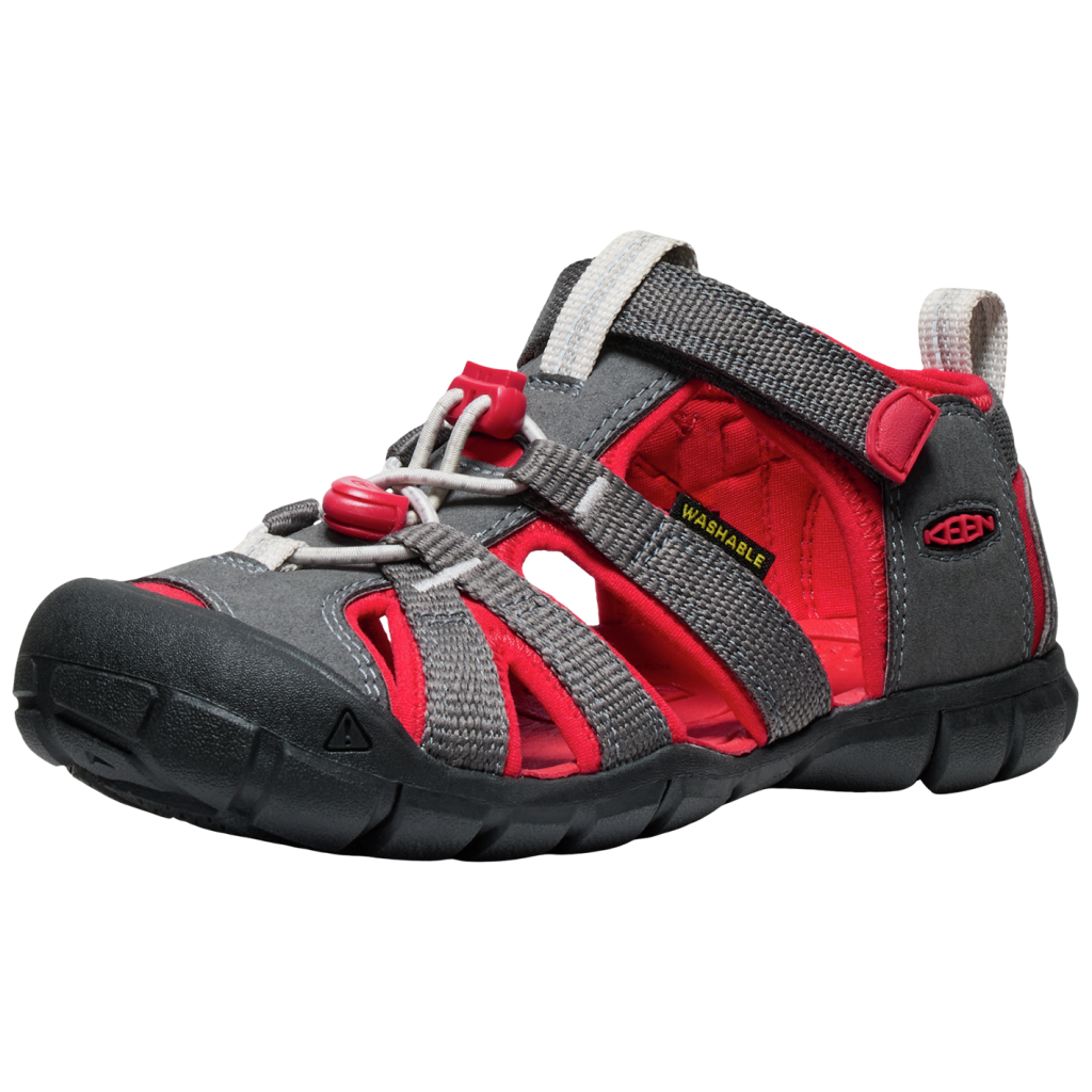 KEEN Unisex Trekkingsandalen Y Seacamp Ii Cnx, Grau, aus Polyester KEEN Unisex Trekkingsandalen Y Seacamp Ii Cnx, Grau, aus Polyester von KEEN