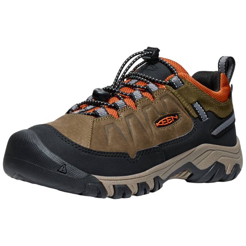 KEEN Unisex Wander-/Trekkingschuhe tief Y Targhee IV Low WP, Grün, aus wasserdichtem Leder von KEEN