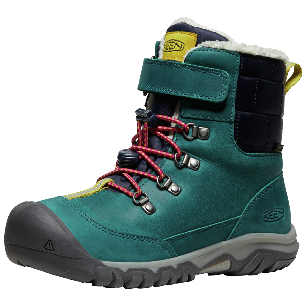 KEEN Unisex Winterschuhe Y Kanibou WP, Blau, aus wasserdichtem Leder KEEN Unisex Winterschuhe Y Kanibou WP, Blau, aus wasserdichtem Leder von KEEN