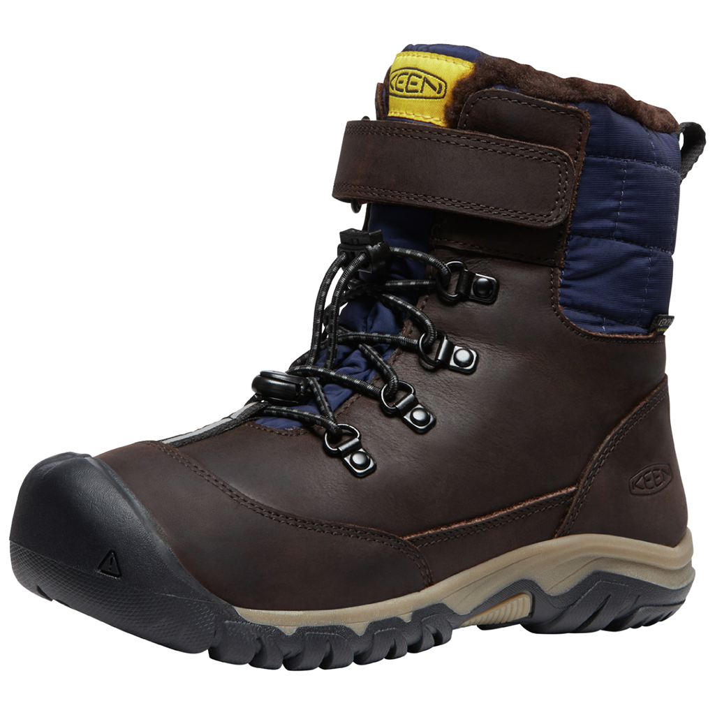 KEEN Unisex Winterschuhe Y Kanibou WP, Braun, aus wasserdichtem Leder KEEN Unisex Winterschuhe Y Kanibou WP, Braun, aus wasserdichtem Leder von KEEN