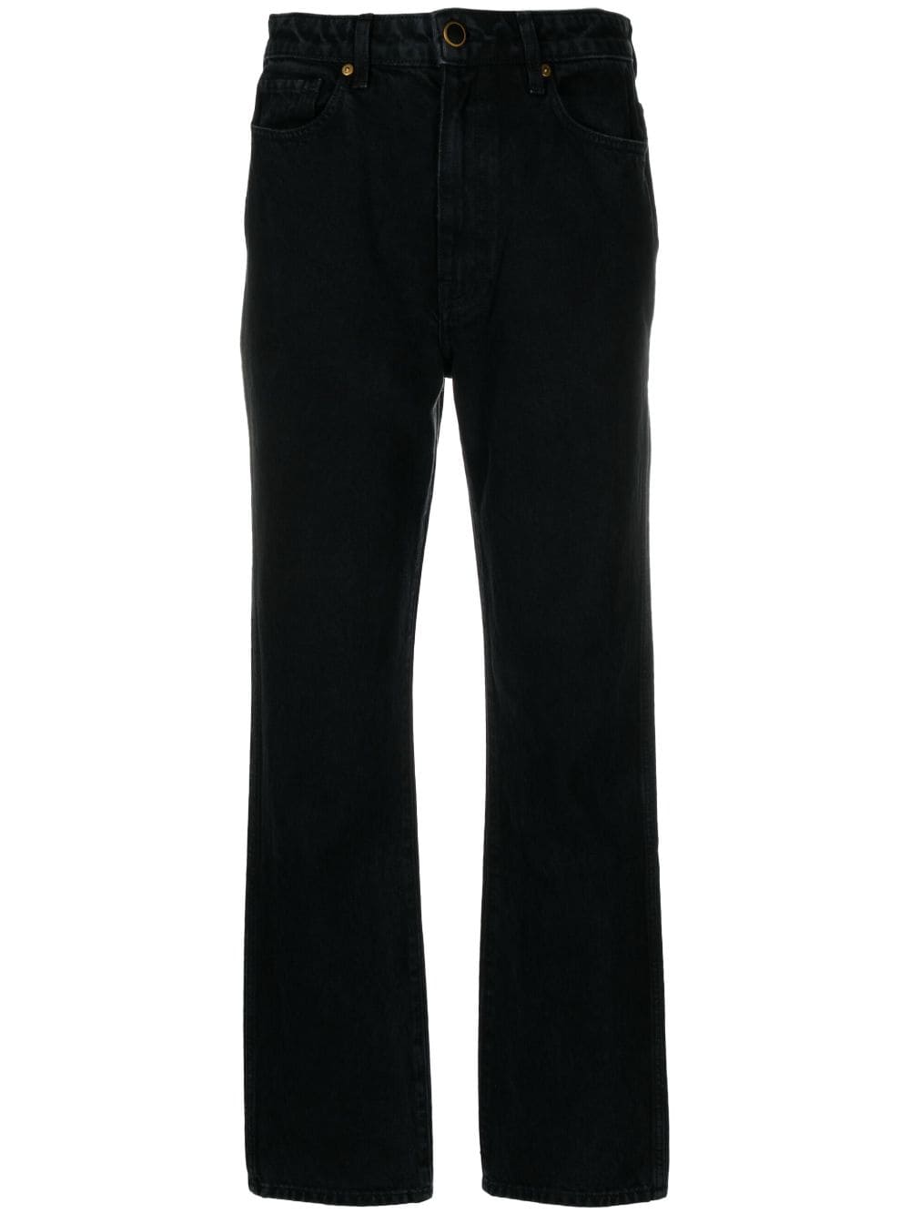 KHAITE Abigail straight-leg jeans - Black von KHAITE