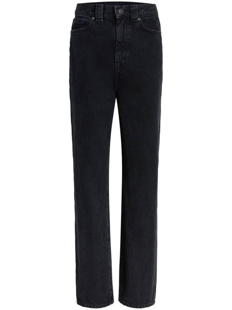 KHAITE The Albi tapered jeans - Black von KHAITE