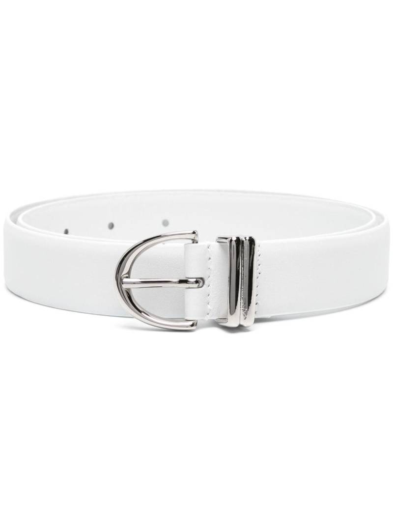 KHAITE Bambi buckle-fastening leather belt - White von KHAITE