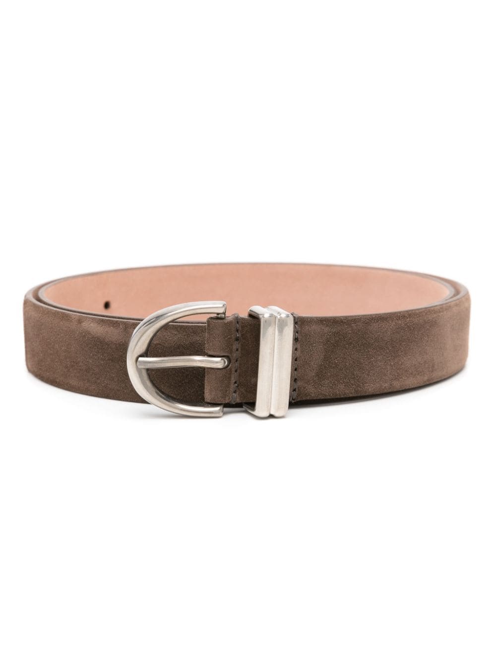 KHAITE Bambi suede belt - Brown von KHAITE