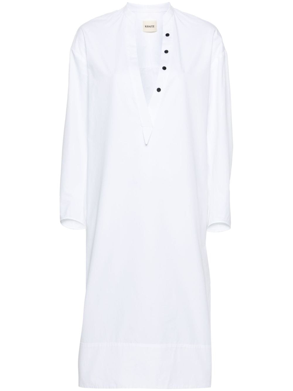 KHAITE Brom shift midi dress - White von KHAITE