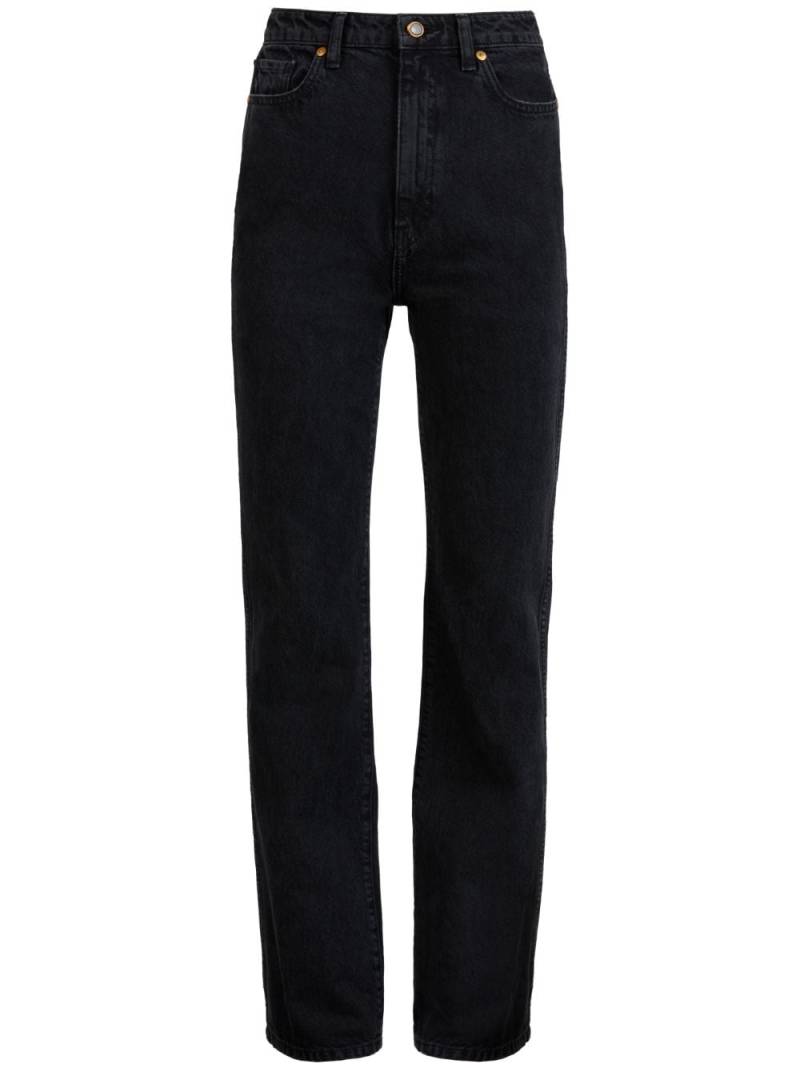 KHAITE Danielle high-waist bootcut jeans - Black von KHAITE