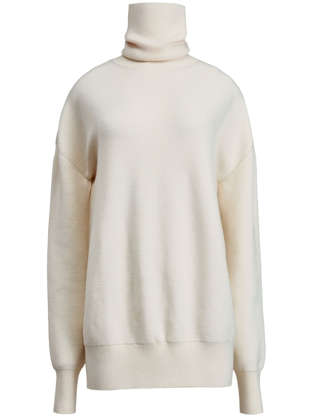 KHAITE Esmane roll-neck merino jumper - White von KHAITE