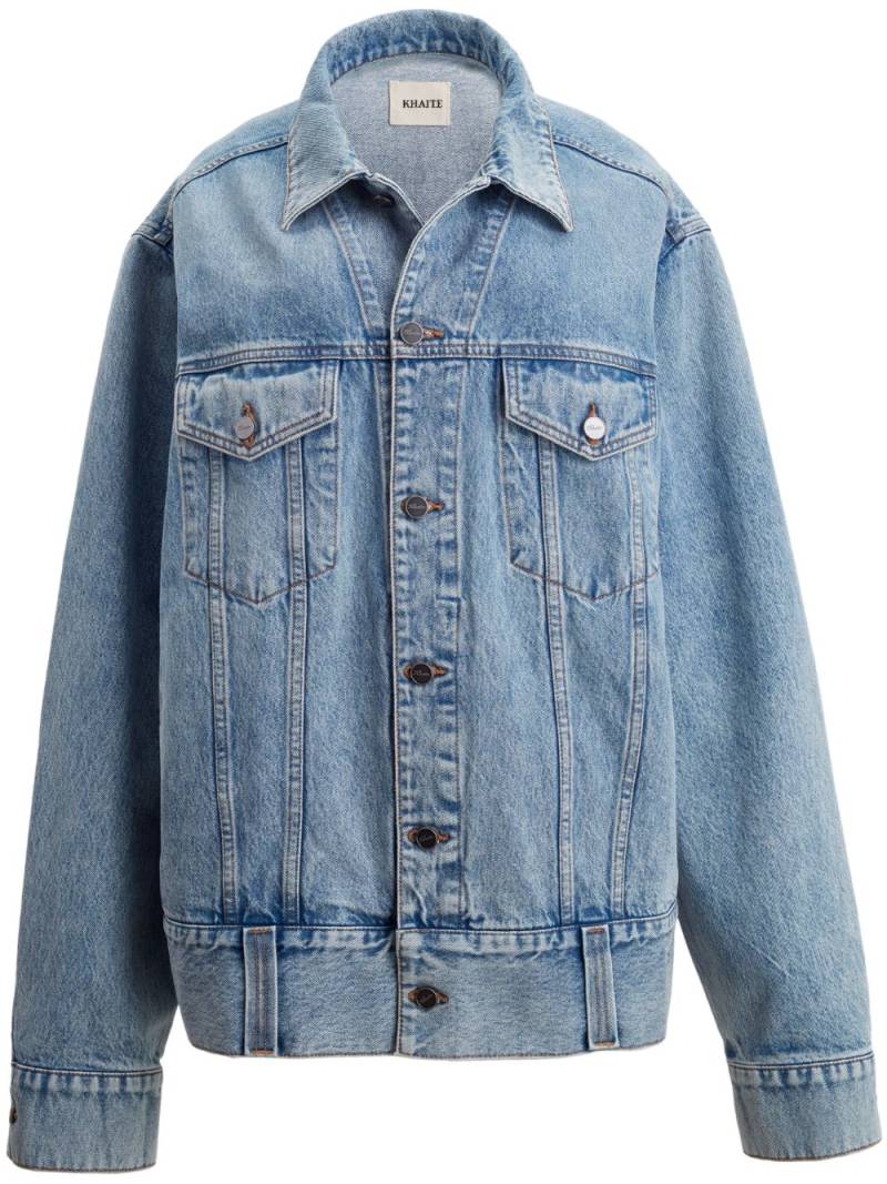 KHAITE Grizzo denim jacket - Blue von KHAITE