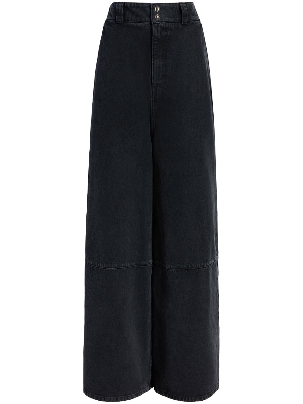 KHAITE Isla wide-leg jeans - Black von KHAITE