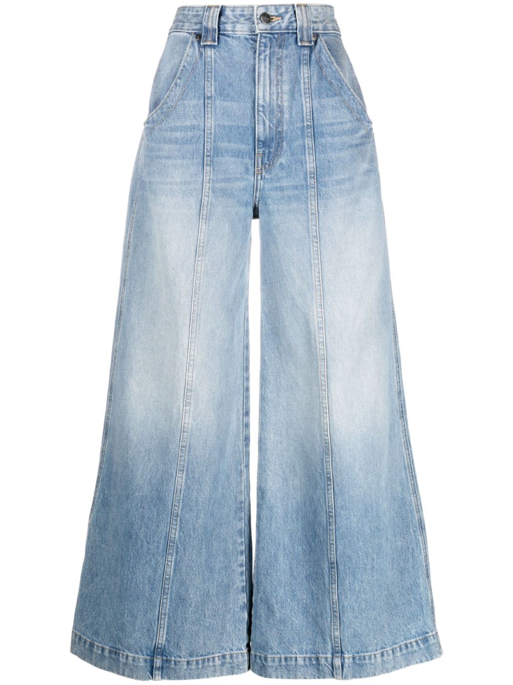 KHAITE Jackie wide-leg jeans - Blue von KHAITE