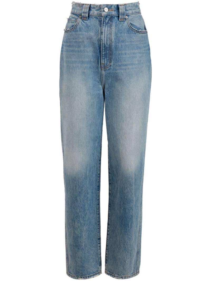 KHAITE Martin high-waist jeans - Blue von KHAITE