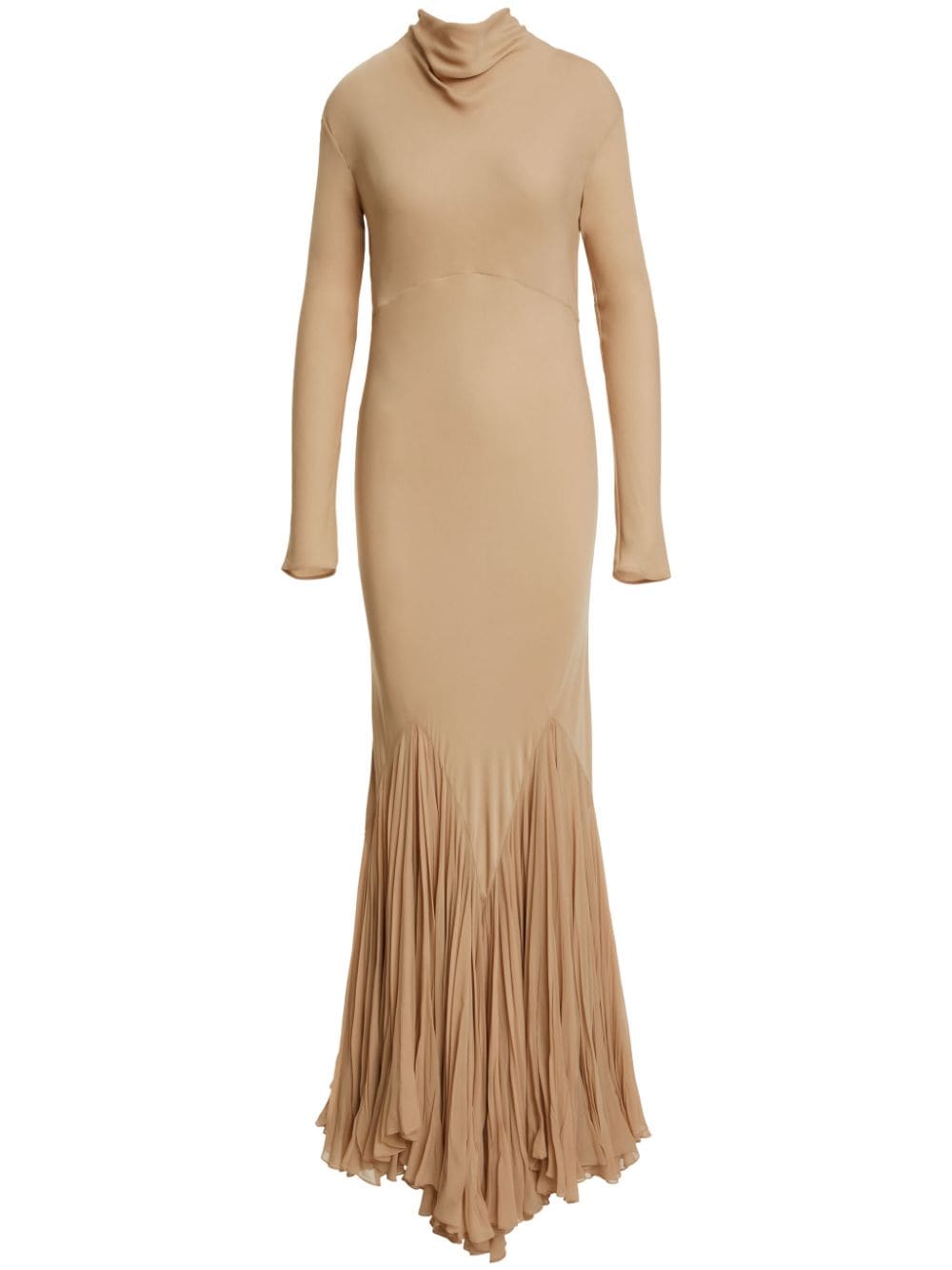 KHAITE Metin silk maxi dress - Neutrals von KHAITE