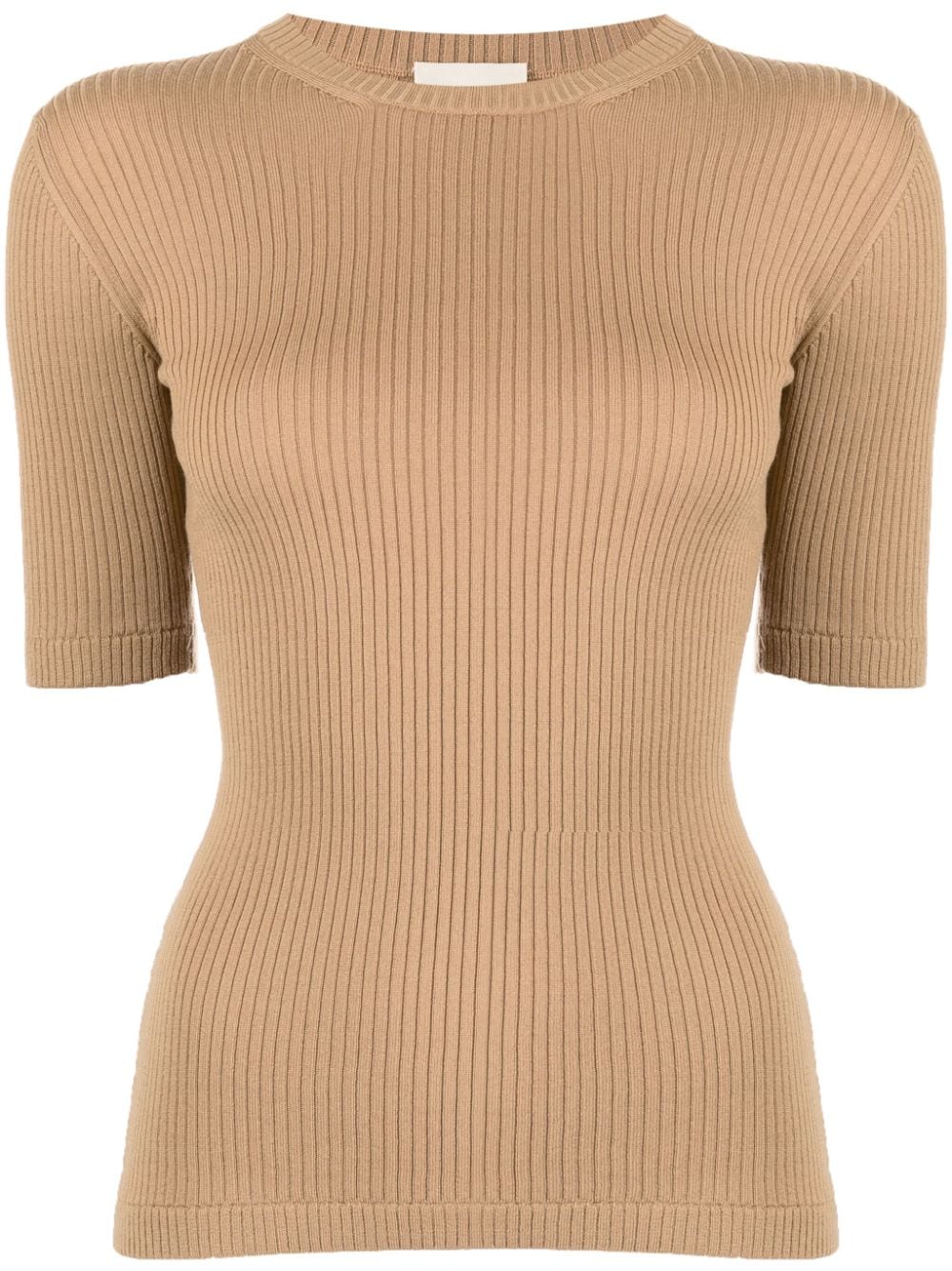 KHAITE The Ange rib-knit top - Brown von KHAITE