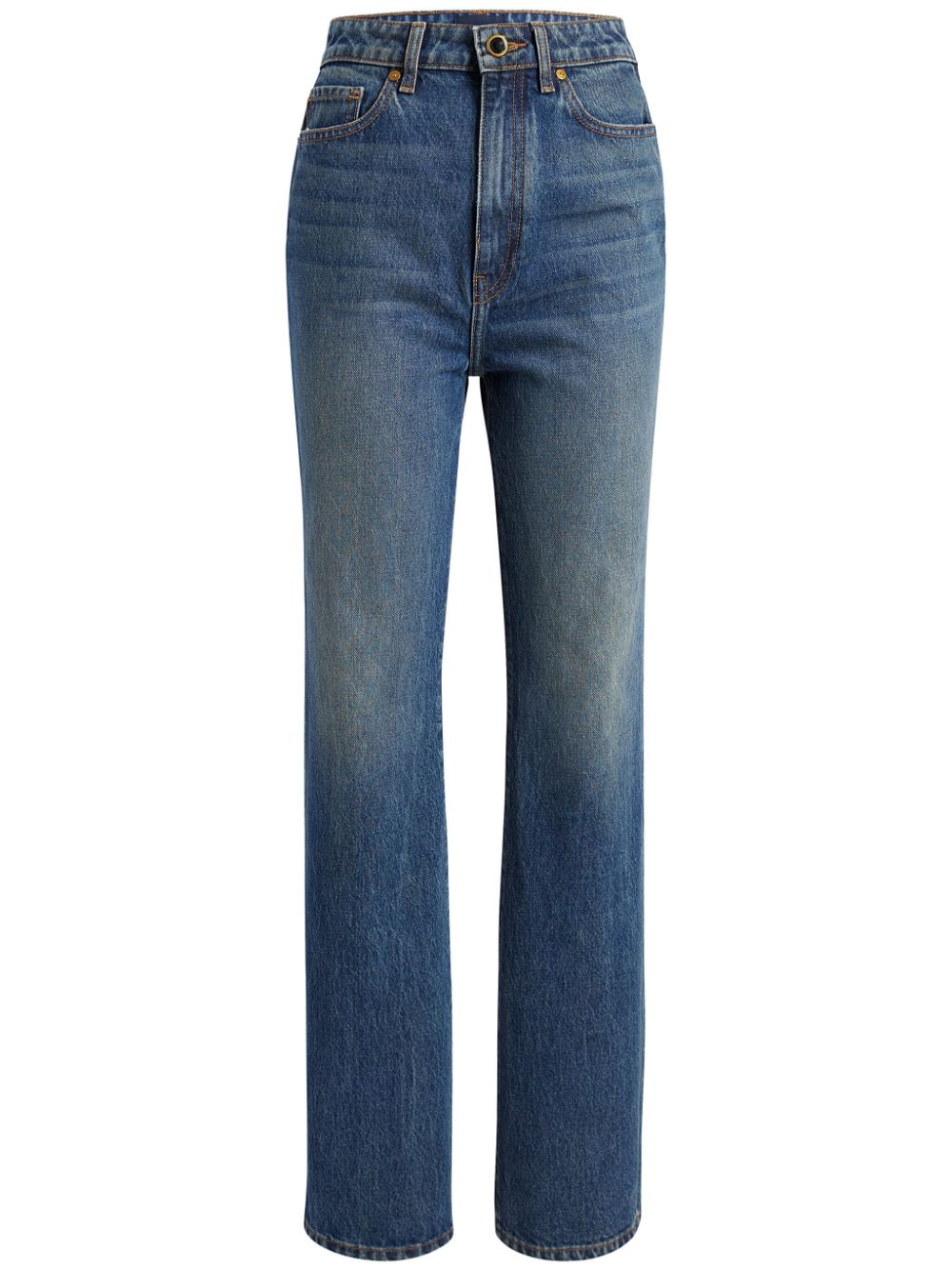 KHAITE The Danielle high-rise jeans - Blue von KHAITE