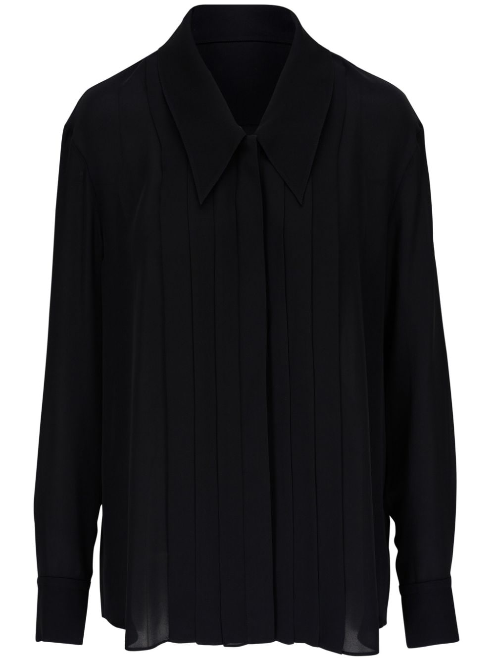 KHAITE The Dorian silk shirt - Black von KHAITE