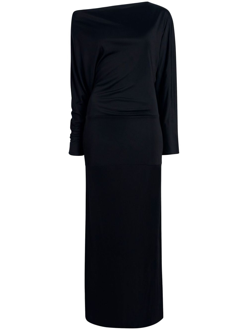 KHAITE The Junet off-shoulder maxi dress - Black von KHAITE