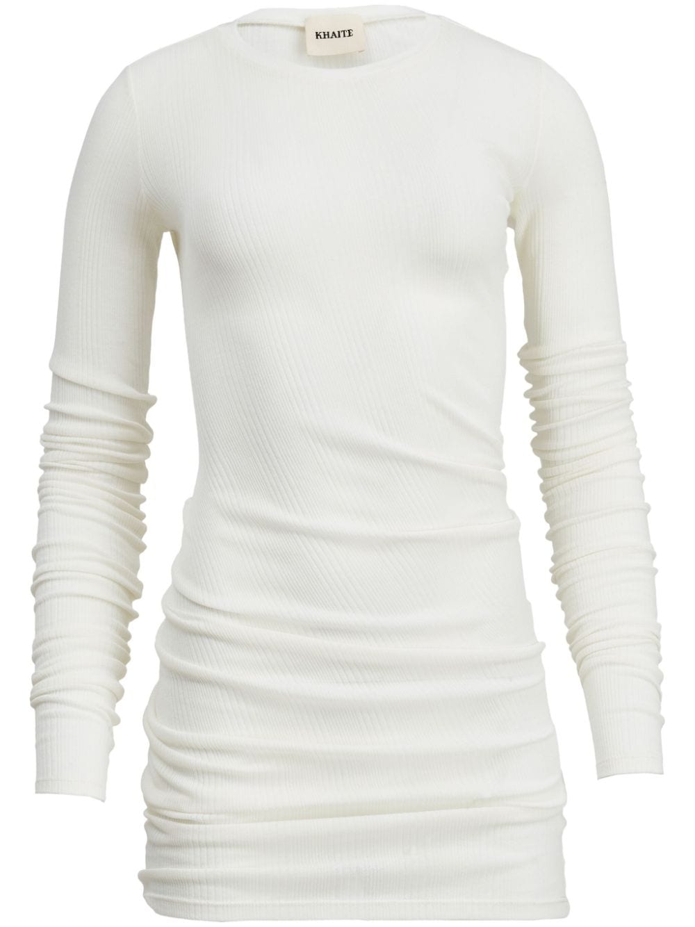 KHAITE The Lenora ribbed T-shirt - White von KHAITE