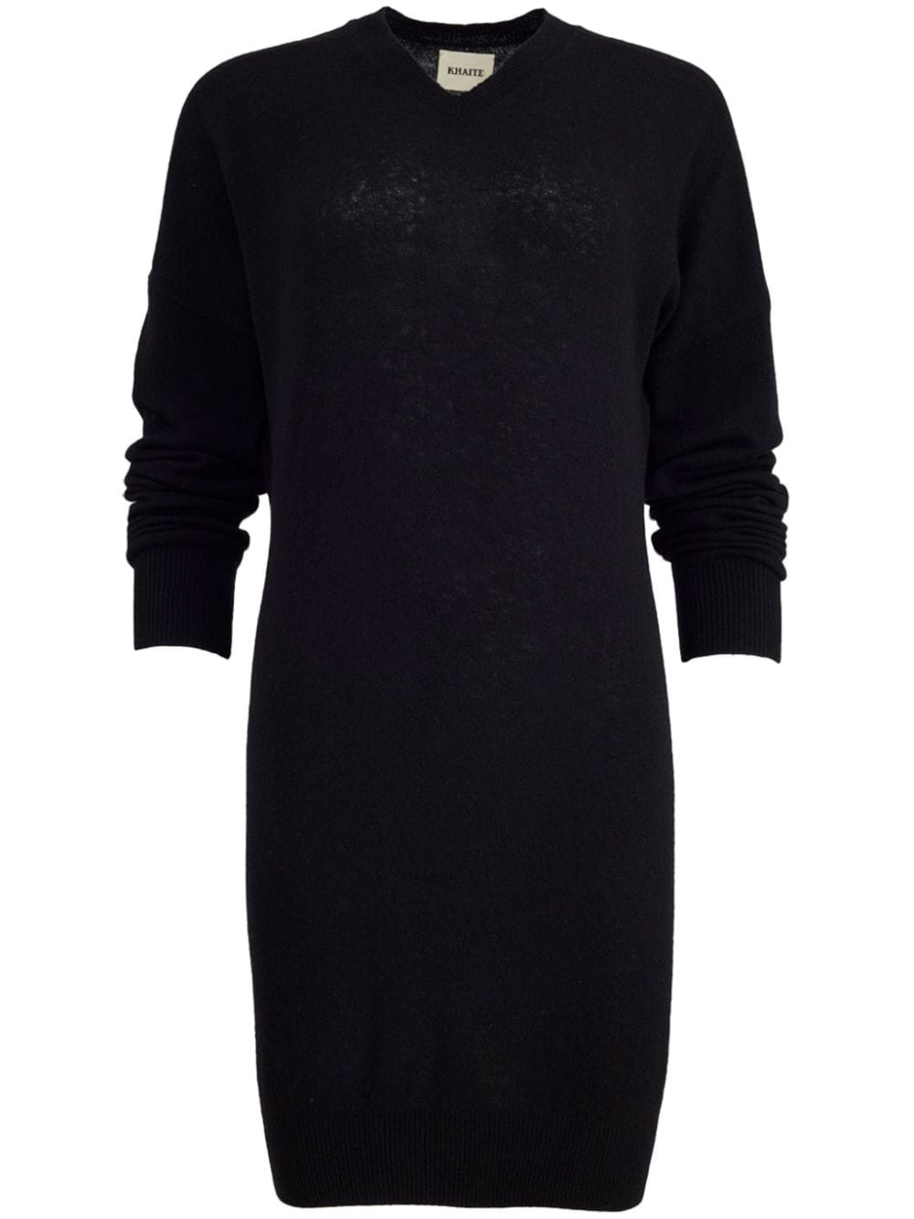 KHAITE The Marano cashmere knitted dress - Black von KHAITE