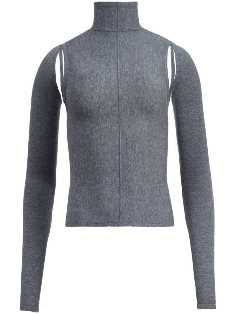 KHAITE The Marlowe wool sweatshirt - Grey von KHAITE