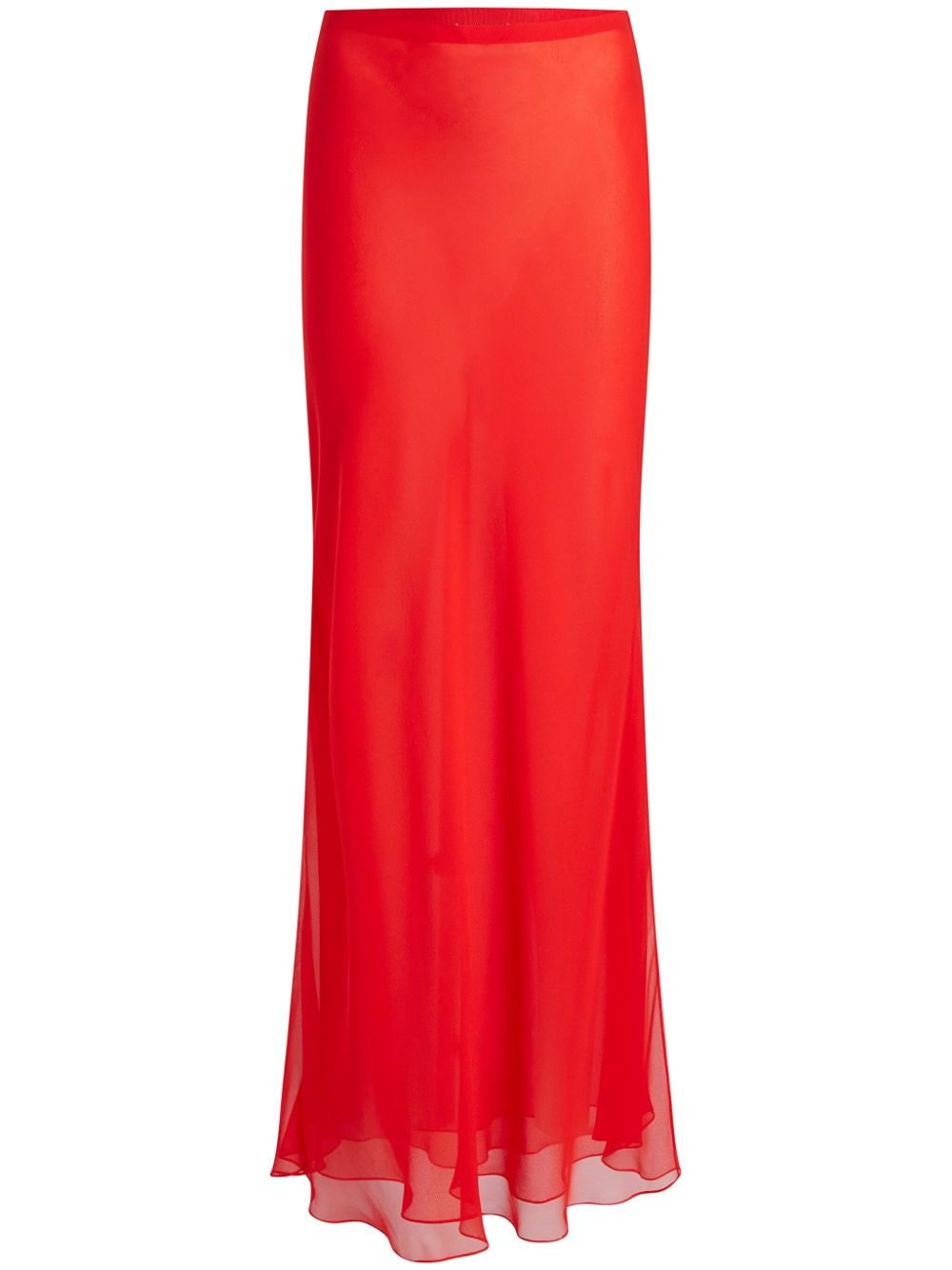 KHAITE The Mauva silk maxi skirt - Red von KHAITE