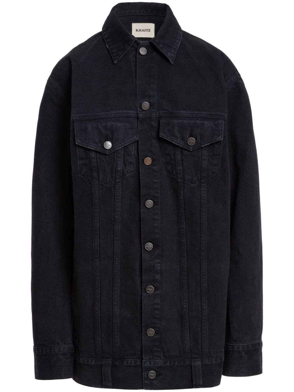 KHAITE The Ross denim shirt jacket - Black von KHAITE