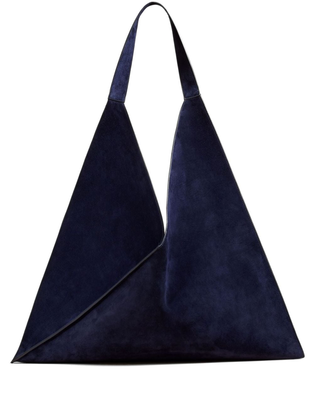 KHAITE The Sara suede tote bag - Blue von KHAITE