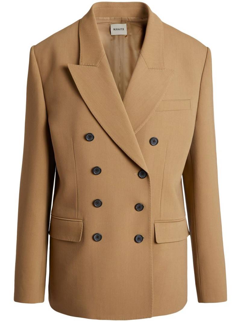 KHAITE The Tanner double-breasted blazer - Neutrals von KHAITE