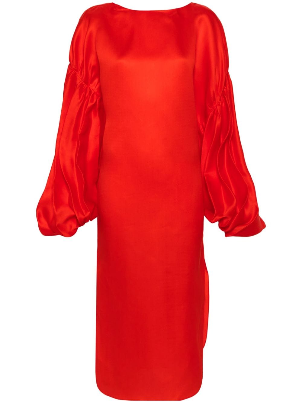 KHAITE The Zelma midi dress - Red von KHAITE