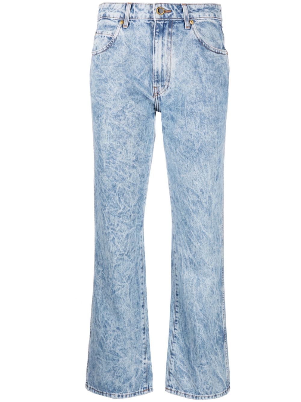 KHAITE Vivan bootcut-leg jeans - Blue von KHAITE