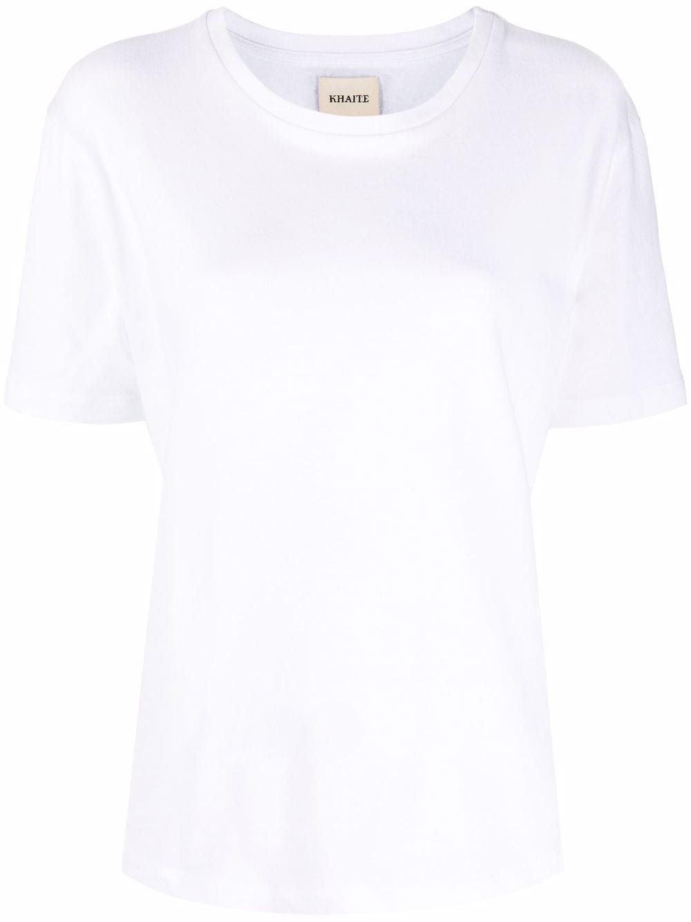 KHAITE The Mae logo-appliqué T-shirt - White von KHAITE