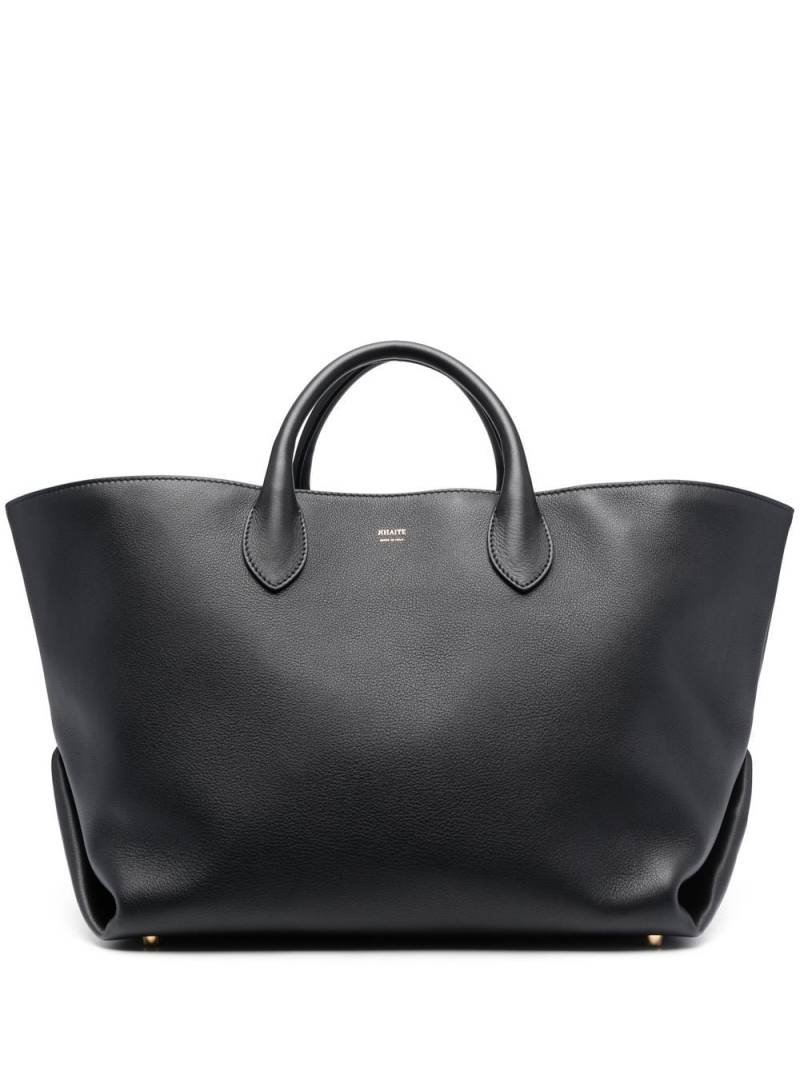 KHAITE large Amelia tote bag - Black von KHAITE