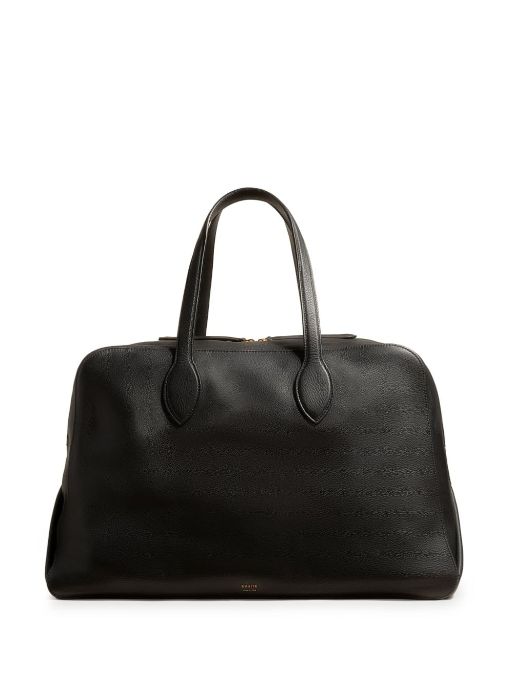 KHAITE large Maeve leather weekender bag - Black von KHAITE