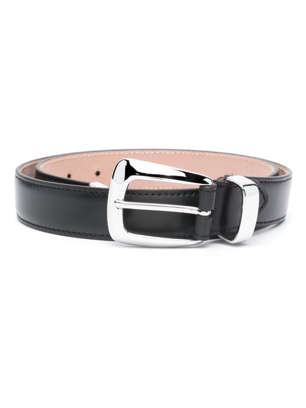 KHAITE leather buckle belt - Black von KHAITE