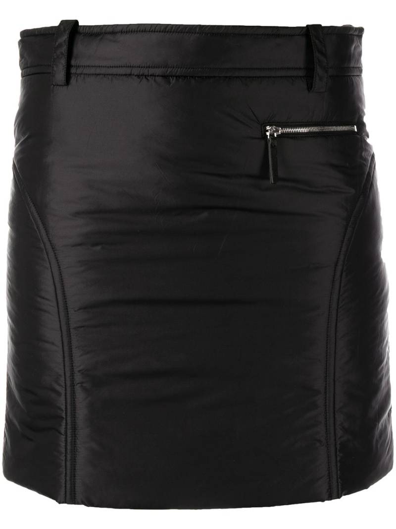 KHAITE padded mini skirt - Black von KHAITE
