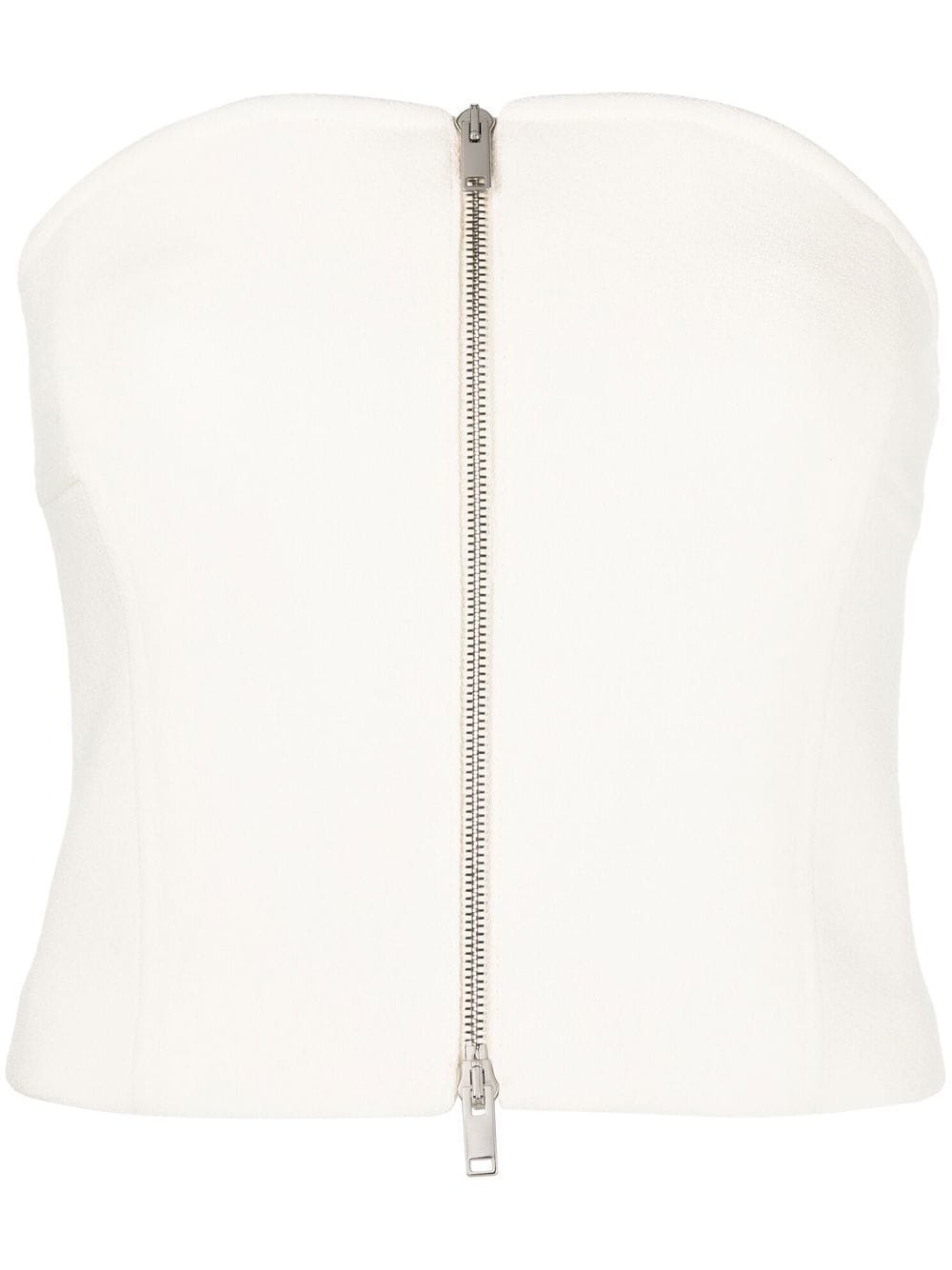 KHAITE sleeveless crepe top - Neutrals von KHAITE