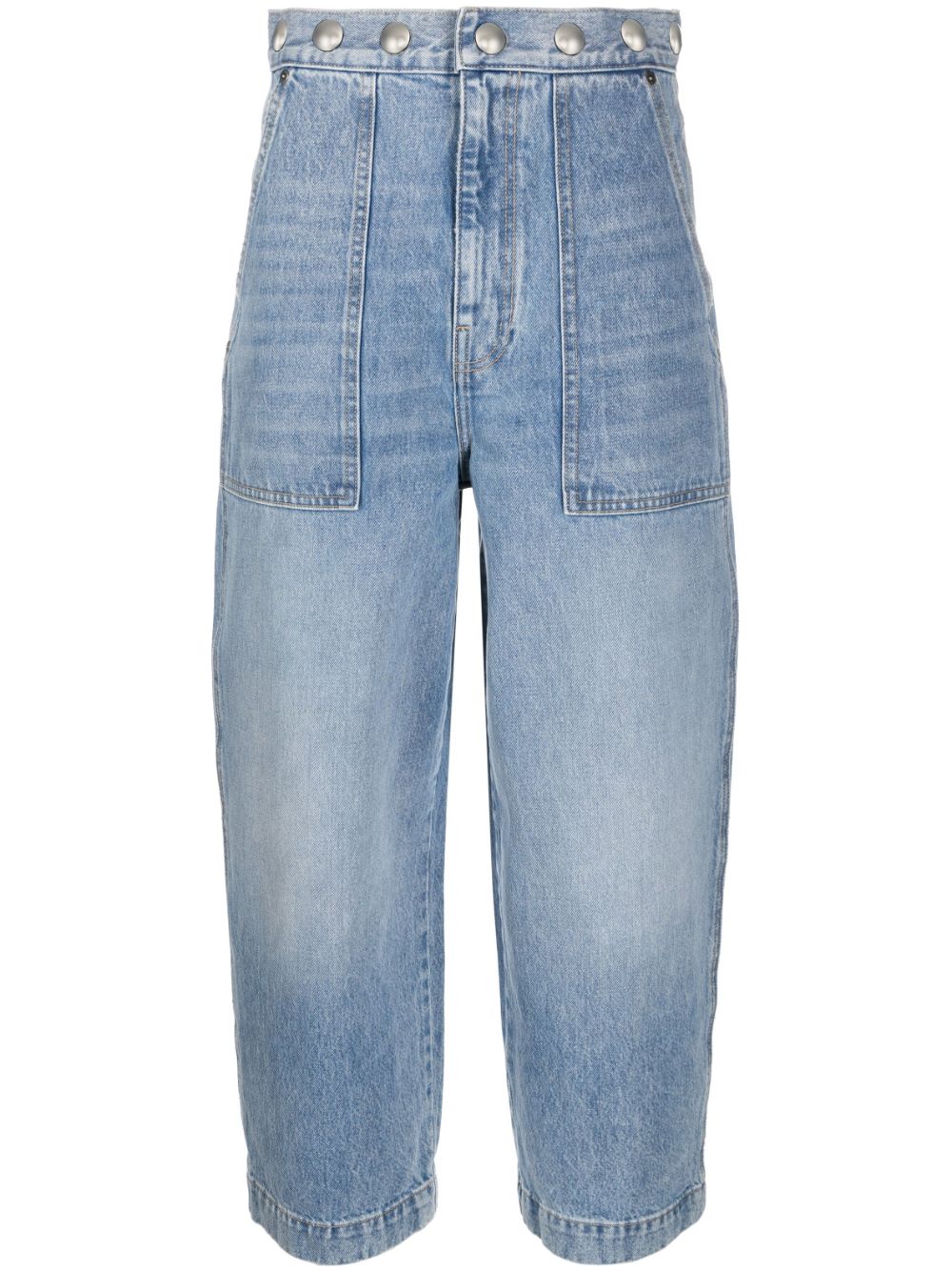 KHAITE stud-detailing boyfriend jeans - Blue von KHAITE