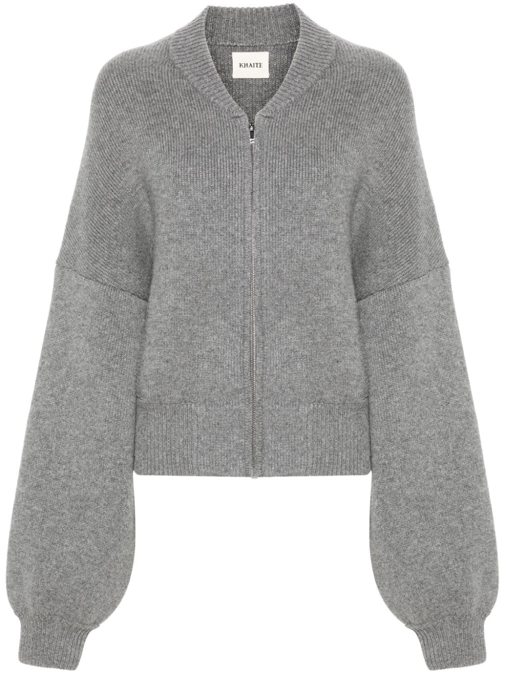 KHAITE Rhea brushed cardigan - Grey von KHAITE