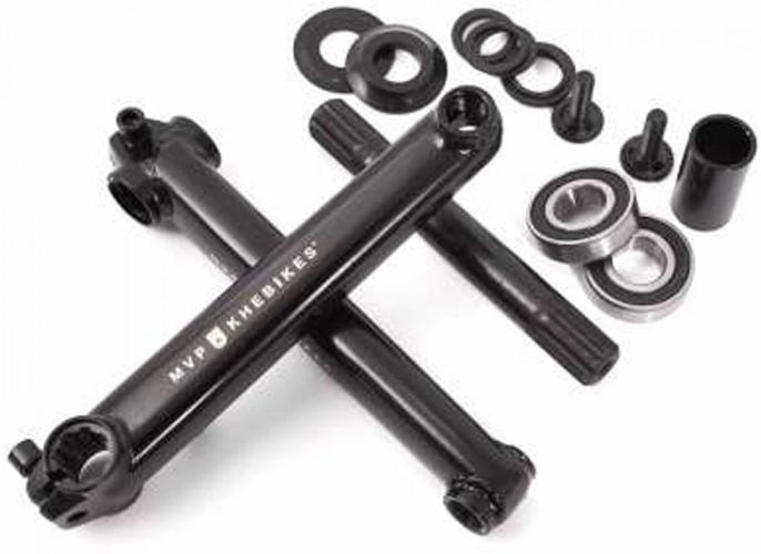 KHE BMX Kurbel 8T MID BB 19mm - schwarz r2 von KHE