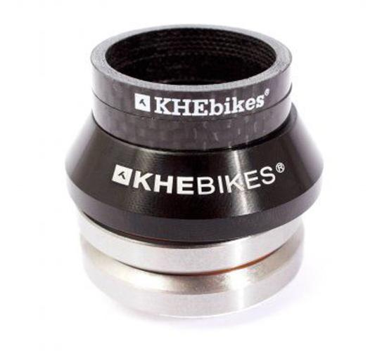 KHE BMX Steuersatz inkl Carbon Spacer X8 - schwarz KHE BMX Steuersatz inkl Carbon Spacer X8 - schwarz von KHE