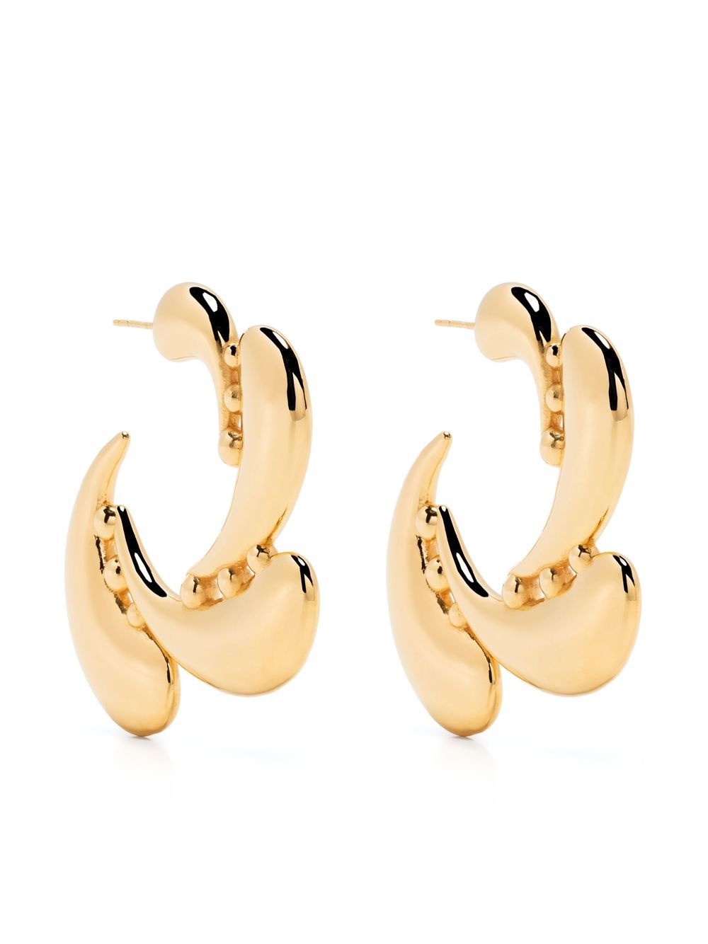 KHIRY Talon Coalition hoop earrings - Gold von KHIRY