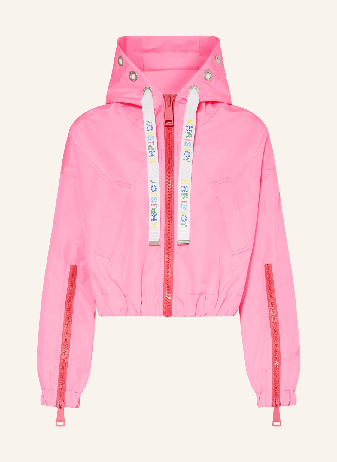 Khrisjoy Cropped-Blouson pink von KHRISJOY