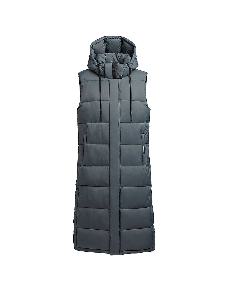 KHUJO Steppgilet THE MAGNETA MATT grau | M von KHUJO