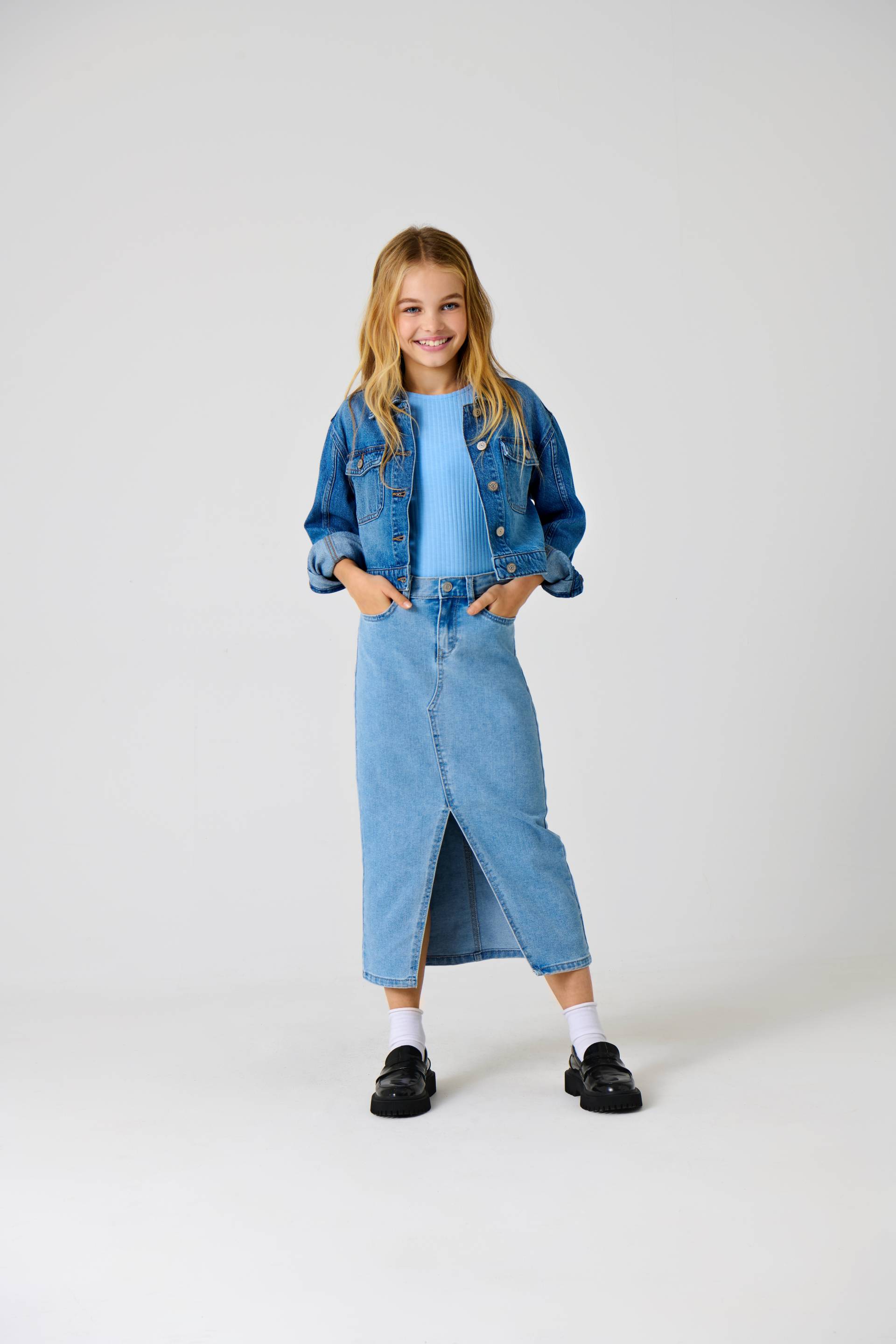 KIDS ONLY Jeansrock »KOGSIRI FRONT SLIT SKIRT DNM GUA NOOS« KIDS ONLY Jeansrock »KOGSIRI FRONT SLIT SKIRT DNM GUA NOOS« von KIDS ONLY