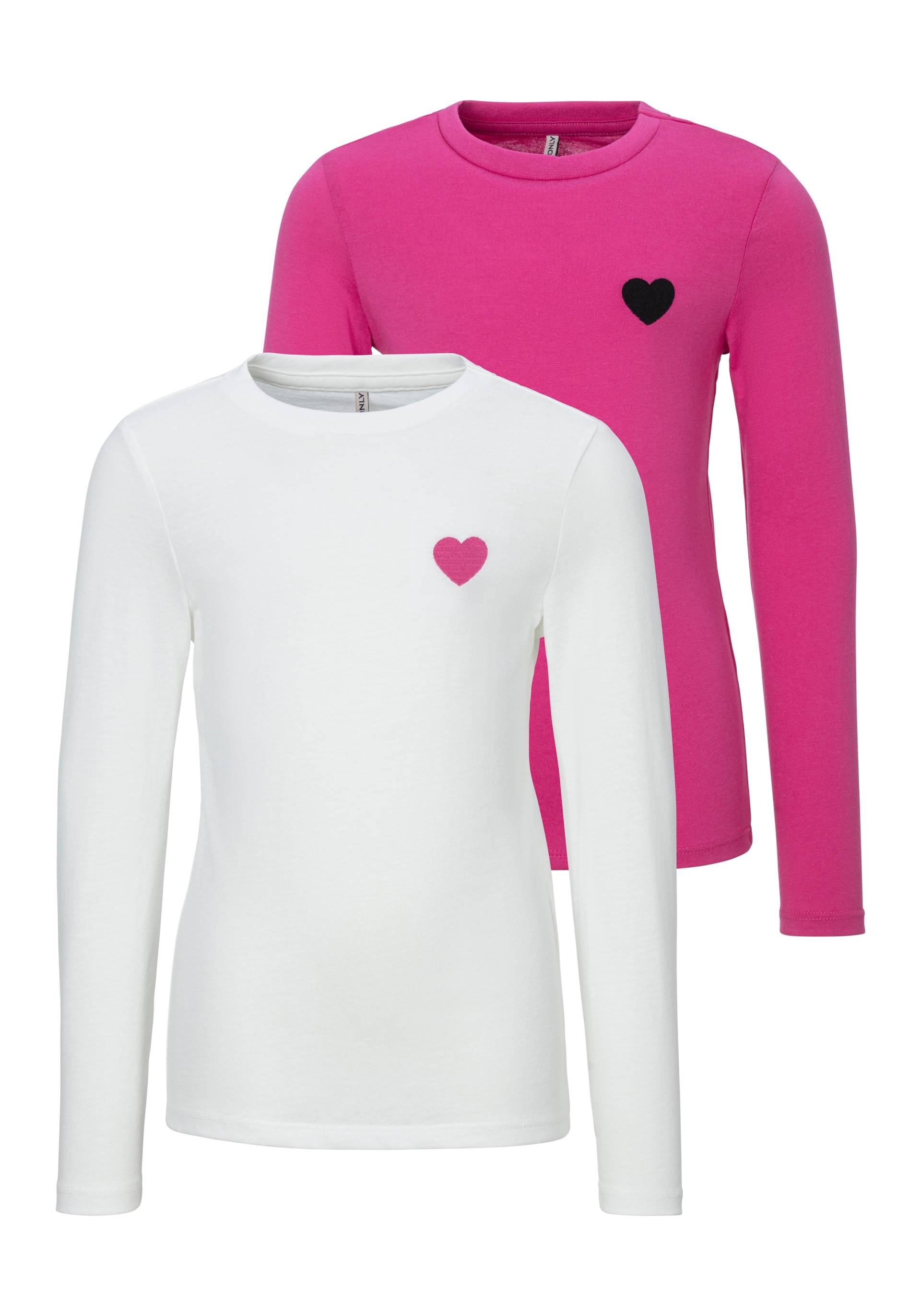 KIDS ONLY Langarmshirt »KOGJESSIE 2-PACK L/S TOP JRS«, (Packung, 2 tlg.) von KIDS ONLY