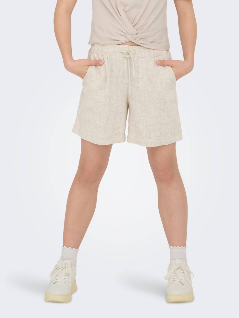 KIDS ONLY Shorts »KOGSIESTA PULL-UP LINEN BLEND SHORTS PNT« von KIDS ONLY